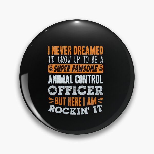 Item preview, Animal Control Officer Super Pawsome Funny designed and sold by ShopTheStyle.