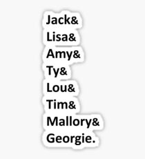 Heartland Names Sticker
