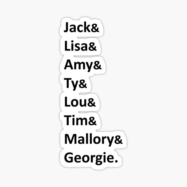 Heartland Names Sticker