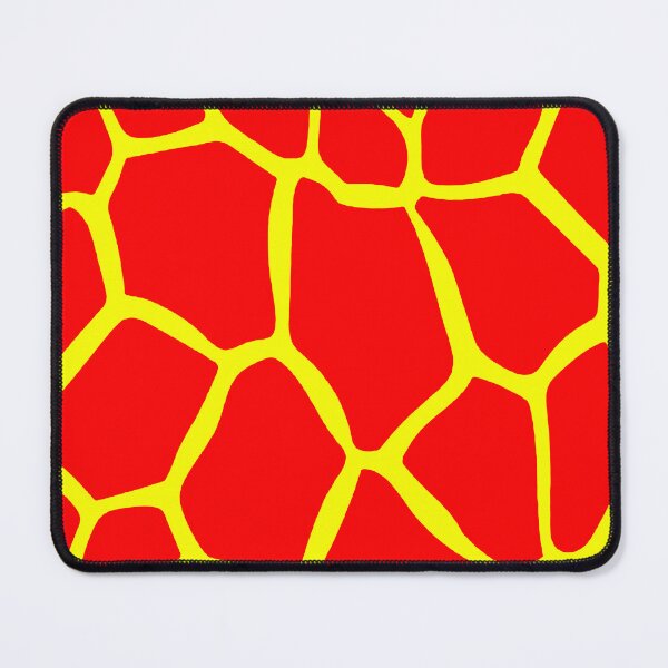 Item preview, Red and Yellow Giraffe Print, Large Sized Repeating Pattern designed and sold by Nicolette Olivier.