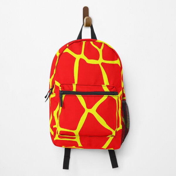 Item preview, Red and Yellow Giraffe Print, Large Sized Repeating Pattern designed and sold by Nicolette Olivier.