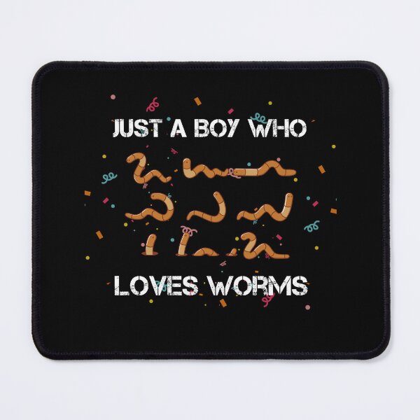 Item preview, Just A Boy Who Loves Worms Funny Worm Hunter Worm Farming designed and sold by rachidhaz.