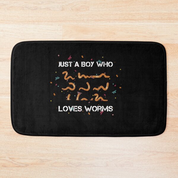 Item preview, Just A Boy Who Loves Worms Funny Worm Hunter Worm Farming designed and sold by rachidhaz.