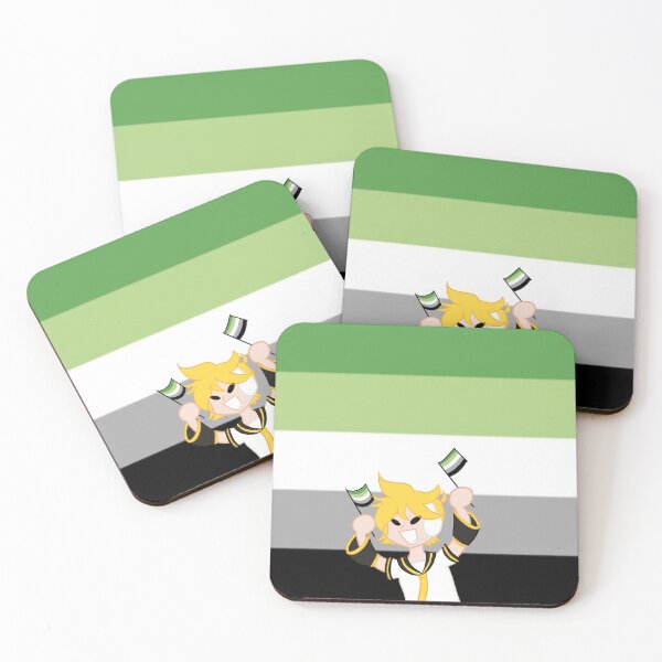 Item preview, Aromantic Flag Len kagamine designed and sold by Vee-s-World-111.