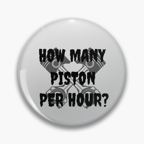 Item preview, STICKER HOW MANY PISTON PER HOUR? designed and sold by BartClothes.