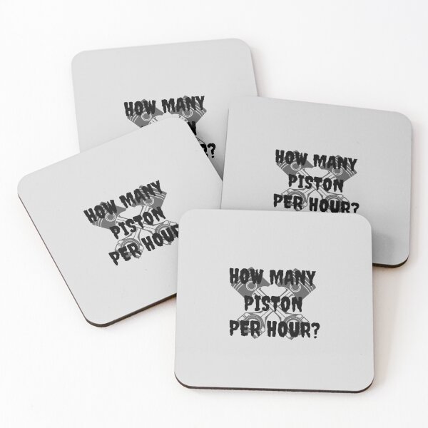 Item preview, STICKER HOW MANY PISTON PER HOUR? designed and sold by BartClothes.