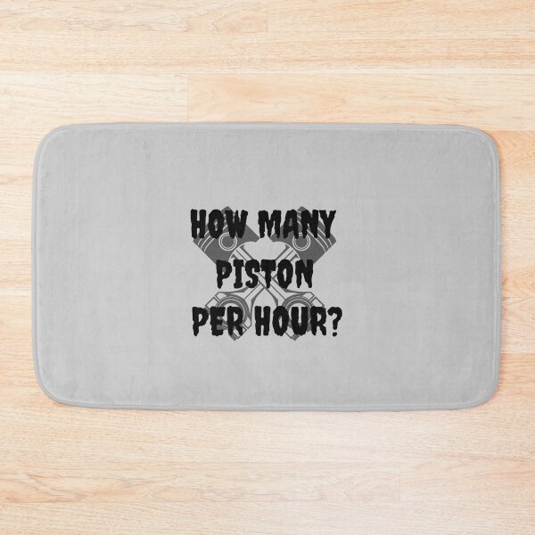 Item preview, STICKER HOW MANY PISTON PER HOUR? designed and sold by BartClothes.