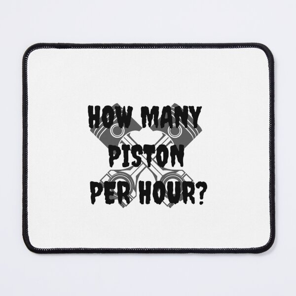 Item preview, STICKER HOW MANY PISTON PER HOUR? designed and sold by BartClothes.