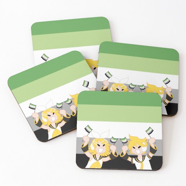 Item preview, Aromantic Flag Rin and Len designed and sold by Vee-s-World-111.