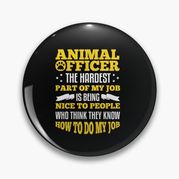 Item preview, Animal Control Officer Animal Rescuer Funny Quote designed and sold by ShopTheStyle.