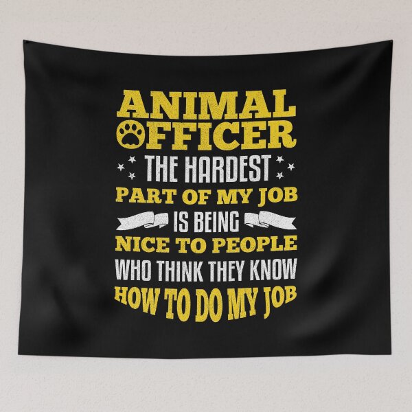 Item preview, Animal Control Officer Animal Rescuer Funny Quote designed and sold by ShopTheStyle.