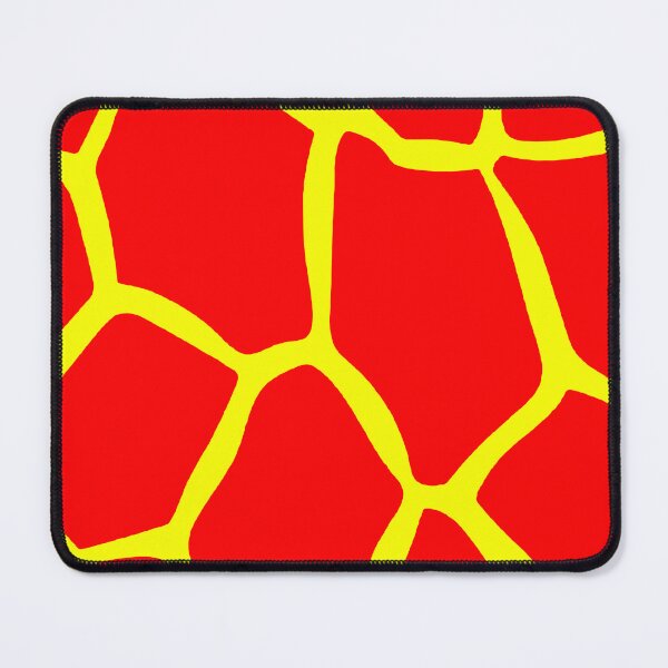 Item preview, Red and Yellow Giraffe Print, Large Sized Non-Repeating Image designed and sold by Nicolette Olivier.