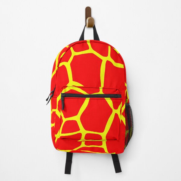 Item preview, Red and Yellow Giraffe Print, Large Sized Non-Repeating Image designed and sold by Nicolette Olivier.