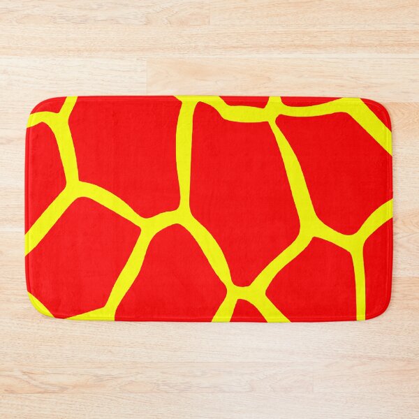 Item preview, Red and Yellow Giraffe Print, Large Sized Non-Repeating Image designed and sold by Nicolette Olivier.