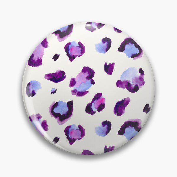 Item preview, Blue purple Leopard Animal skin print pattern designed and sold by Fus-art94.