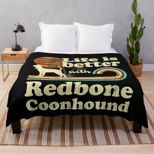 Item preview, Life is Better with Redbone Coonhound Vintage designed and sold by rafaeltto.