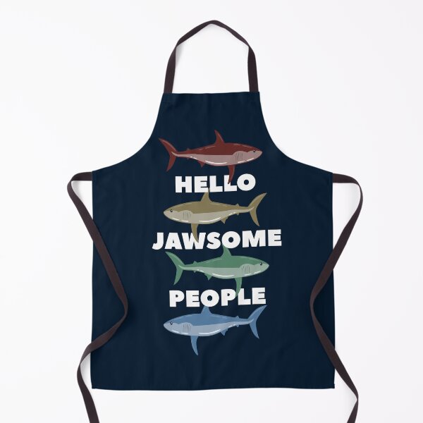 Item preview, Colorful Sharks: Hello Jawsome People! designed and sold by Happy Puppy Print On Demand.