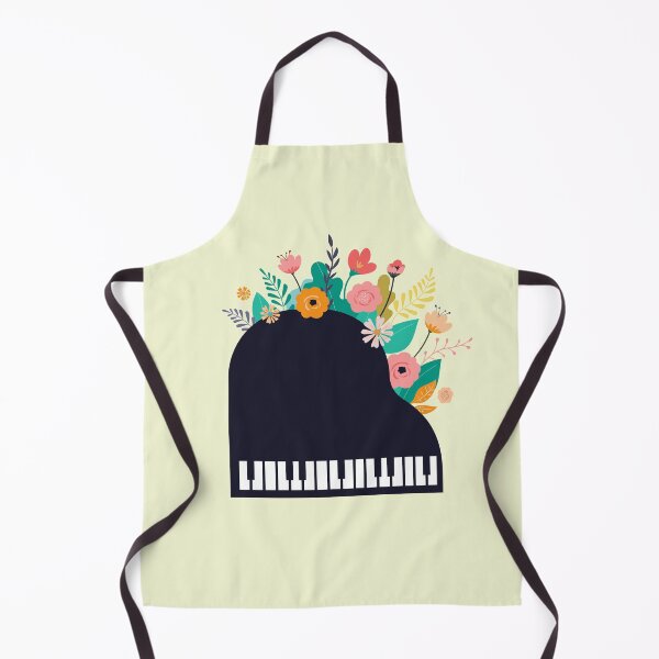 Artikelvorschau, Blumenklavier für Klavierlehrer und Musiker als Pianistengeschenk entworfen und verkauft von Funwithmusic.