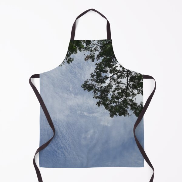 Item preview, A picturesque beautiful blue sky with clouds and branches of neem tree and its leaves designed and sold by Arteartz.