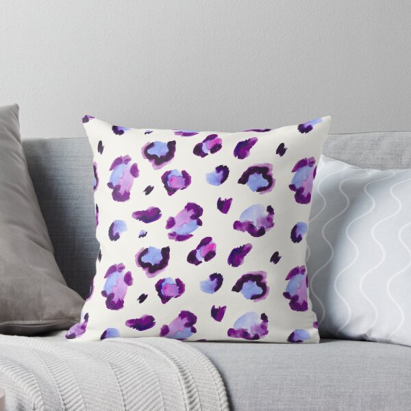 Item preview, Blue purple Leopard Animal skin print pattern designed and sold by Fus-art94.