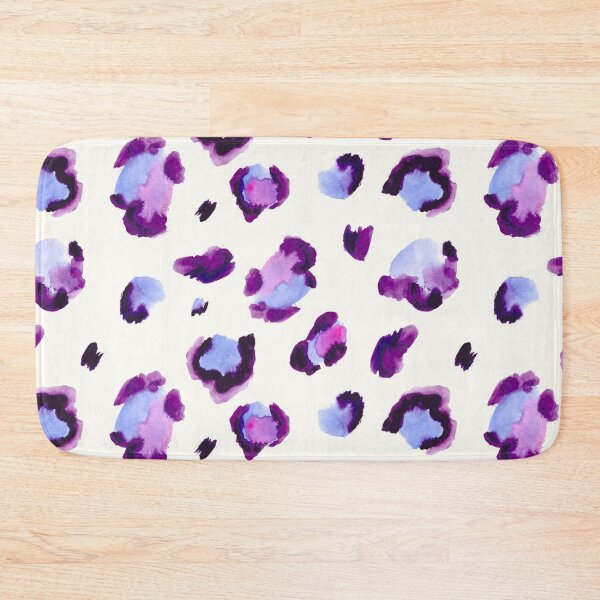 Item preview, Blue purple Leopard Animal skin print pattern designed and sold by Fus-art94.