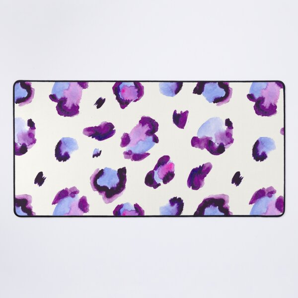 Item preview, Blue purple Leopard Animal skin print pattern designed and sold by Fus-art94.