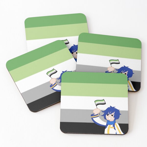 Item preview, Aromantic Flag Kaito Shion designed and sold by Vee-s-World-111.