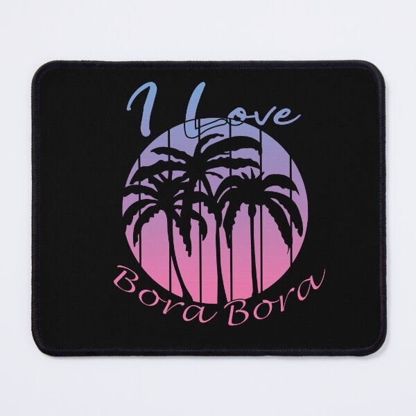 Item preview, I Love Bora Bora Sunset Palm Trees Design designed and sold by DeliveryGeorge.