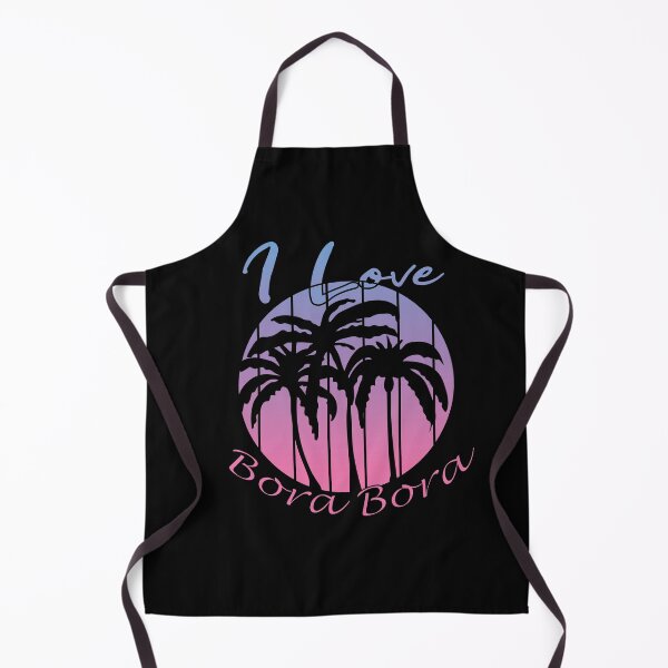 Item preview, I Love Bora Bora Sunset Palm Trees Design designed and sold by DeliveryGeorge.