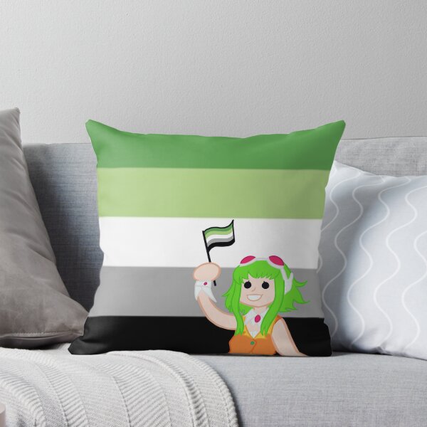 Item preview, Aromantic Flag Gumi Megpoid designed and sold by Vee-s-World-111.