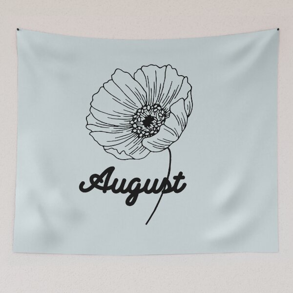 Item preview, Poppy Flower - Happy Birthday August designed and sold by BronikowskiART.