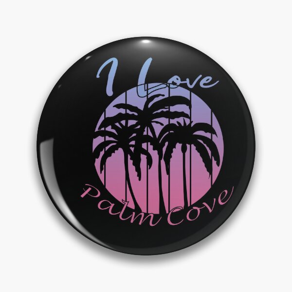 Item preview, I Love Palm Cove Sunset Palm Trees Design designed and sold by DeliveryGeorge.