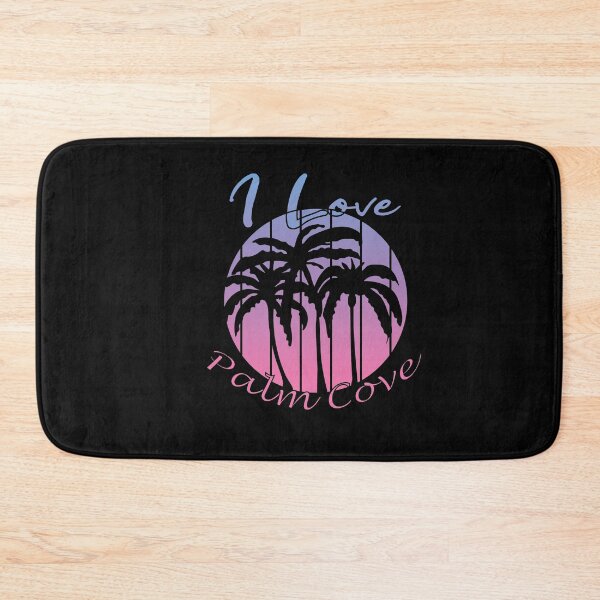 Item preview, I Love Palm Cove Sunset Palm Trees Design designed and sold by DeliveryGeorge.
