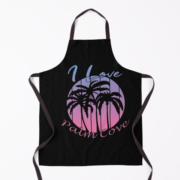 Item preview, I Love Palm Cove Sunset Palm Trees Design designed and sold by DeliveryGeorge.