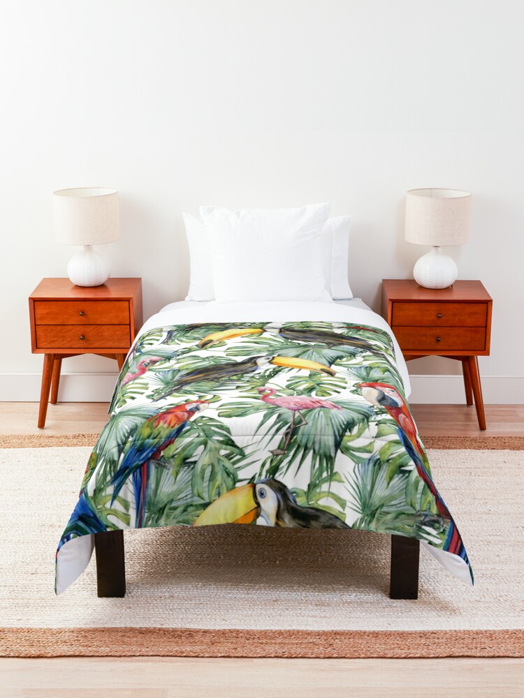 Alternate view of TROPICAL JUNGLE PATTERN Comforter