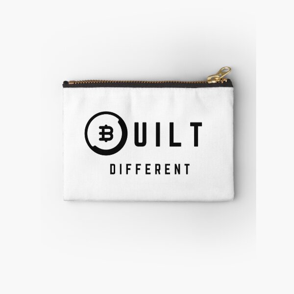 Item preview, Bitcoin Built Different Pro Style Logo in Black designed and sold by aohayon.