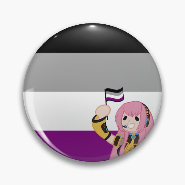 Item preview, Asexual Flag Luka Megurine designed and sold by Vee-s-World-111.