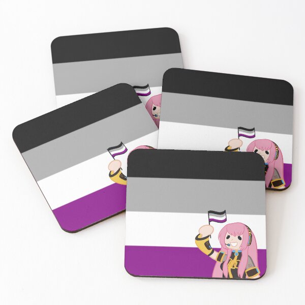 Item preview, Asexual Flag Luka Megurine designed and sold by Vee-s-World-111.