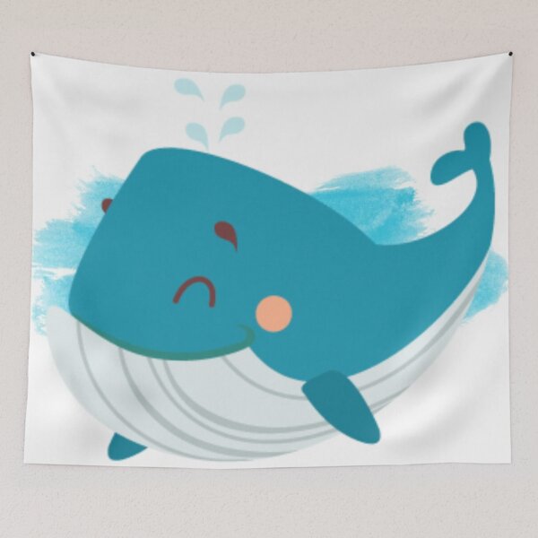 Item preview, Cute Whale fish designed and sold by AS-Graphics.