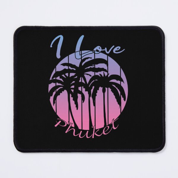 Item preview, I love Phuket Thailand Sunset Palm Tree Design designed and sold by DeliveryGeorge.