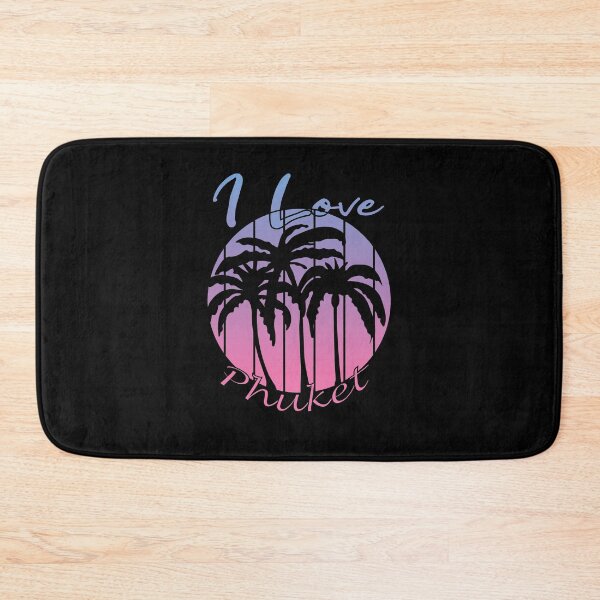 Item preview, I love Phuket Thailand Sunset Palm Tree Design designed and sold by DeliveryGeorge.