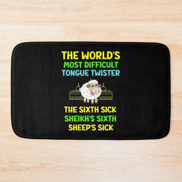 Item preview, The World's Most Difficult Tongue Twister designed and sold by FunnyFactDesign.