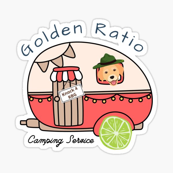 Golden Ratio Camping Services Sticker
