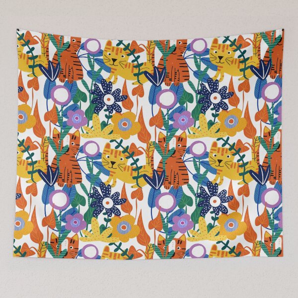 Item preview, Joyful Jungle White designed and sold by susycosta.
