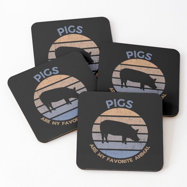 Item preview, Pigs Are My Favorite Animal Sunset Design designed and sold by ThisIsMugLife.