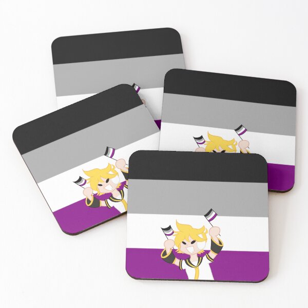 Item preview, Asexual Flag Len Kagamine designed and sold by Vee-s-World-111.