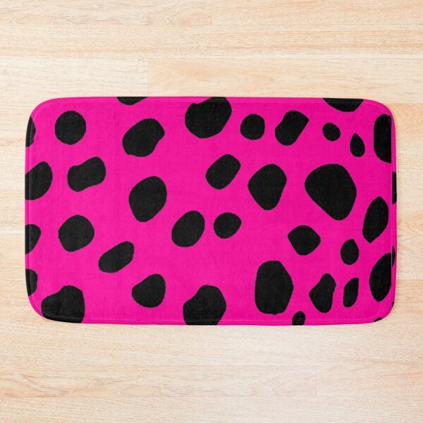 Item preview, Pink and Black Dalmatian Print, Large Sized Repeating Pattern designed and sold by Nicolette Olivier.