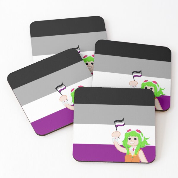 Item preview, Asexual Flag Gumi Megpoid designed and sold by Vee-s-World-111.