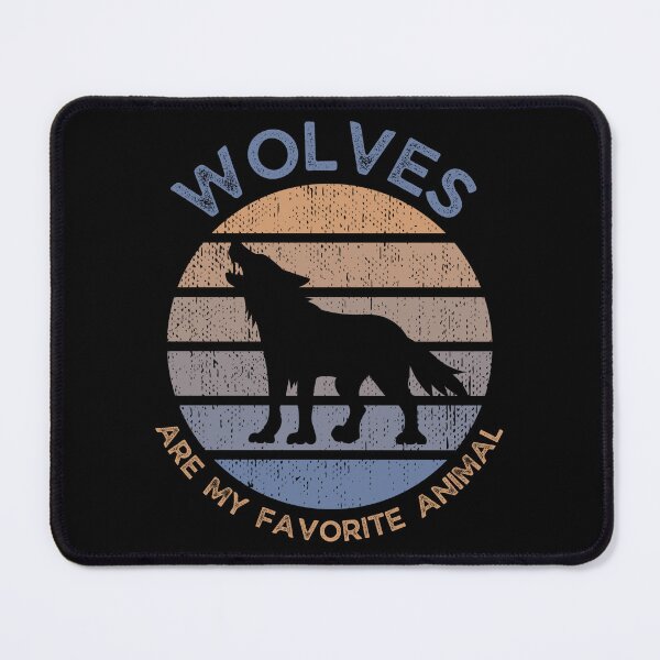 Item preview, Wolves Are My Favorite Animal Sunset Design designed and sold by ThisIsMugLife.