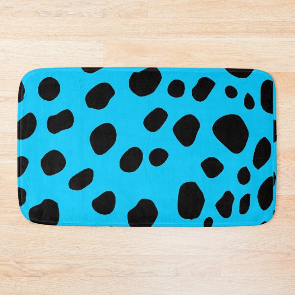 Item preview, Blue and Black Dalmatian Print, Large Sized Repeating Pattern designed and sold by Nicolette Olivier.